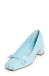 Christian Louboutin Mamaflirt Square Toe Pump In Blue