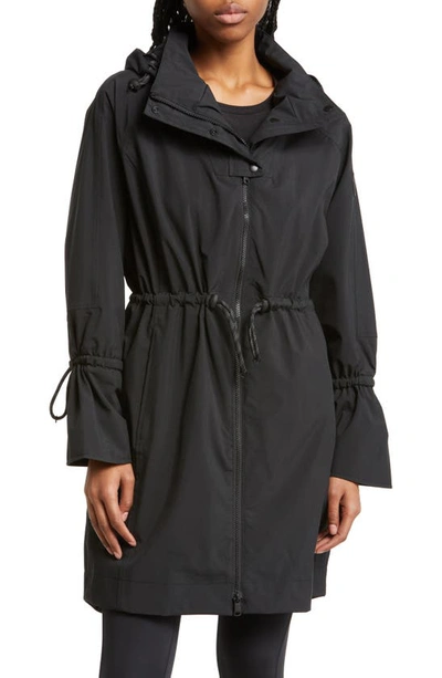 Lole Piper Waterproof Oversize Rain Jacket In Black Beauty