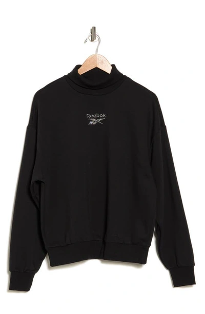 Reebok Classic Sparkle Sweatshirt In Black