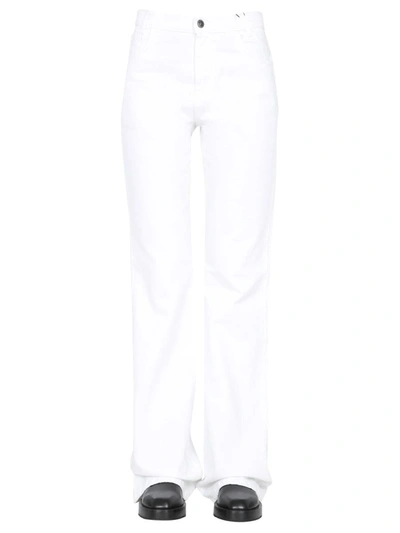 Raf Simons Flared Jeans In White