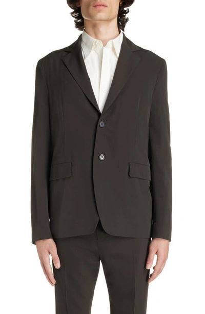Acne Studios Suiting Jacket In Cacao Brown