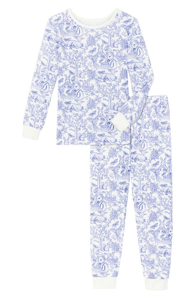 Bedhead Pajamas Unisex Kids Cotton Stretch Long Sleeve Pajama Set - Little Kid, Big Kid In Fairytale Forest