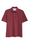 Brunello Cucinelli Maglia Polo In C9711 Red