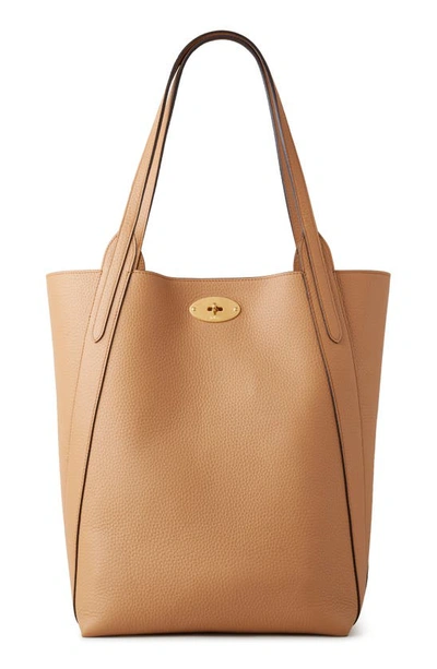 Mulberry Bayswater Heavy Grain Leather North/south Tote In Sable