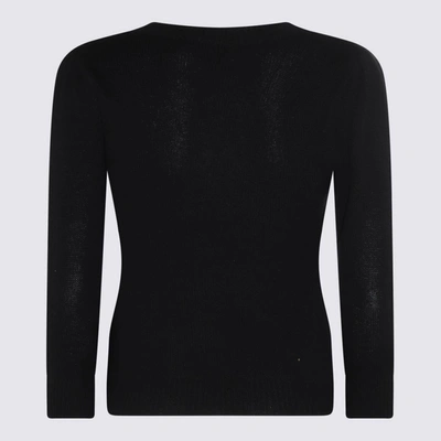 Allude Black Wool Knitwear