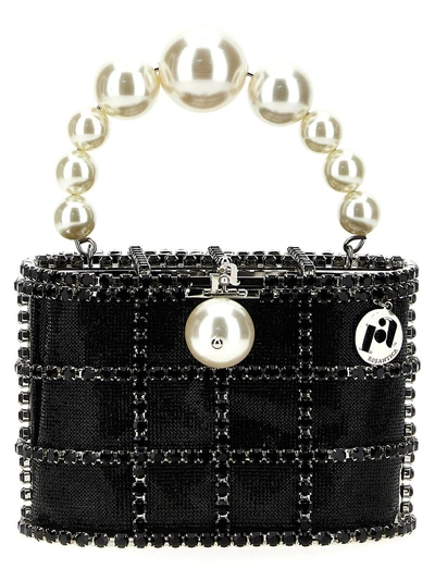 Rosantica Mini Holli Bling Bag In Black