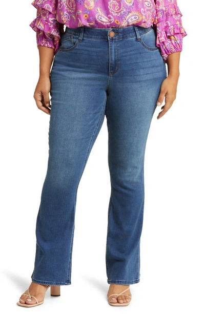 Wit & Wisdom 'ab'solution High Waist Itty Bitty Bootcut Jeans In Blue