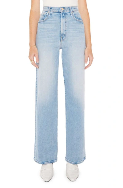 Mother The Maven Sneak High Waist Wide Leg Jeans In California Cruiser