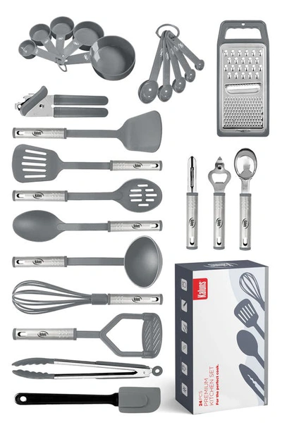 Kaluns Kitchen Utensil 24-piece Set In Gray