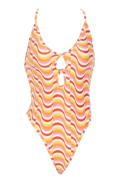 L*space Clover One-piece Swimsuit In Btw By The Waves