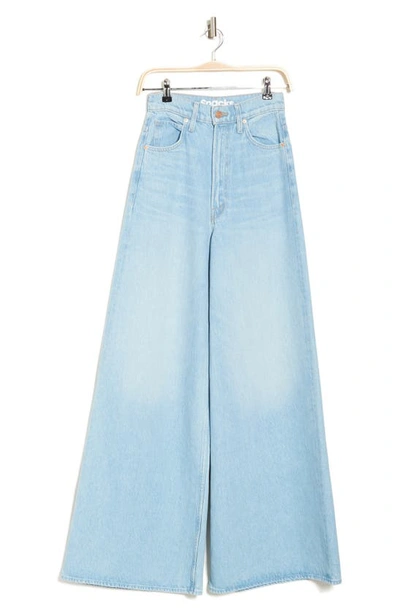 Mother The Sugar Cone High Waist Flare Leg Jeans In Light Blue