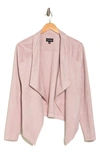 Bb Dakota By Steve Madden Wade Faux Suede Jacket In Burnished Lilac