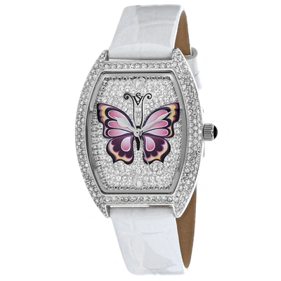 Christian Van Sant Women's Papillon Silver Dial Watch