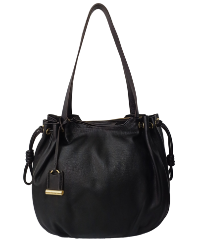 Lodis Augustine Leather Tote In Black