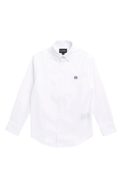 Ralph Lauren Kids' Classic Dress Shirt In White