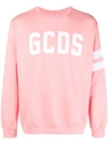 Gcds Logo Sweatshirt In Pink