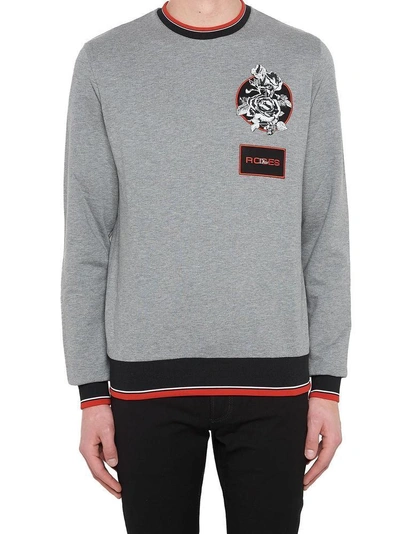 Dior Homme Rose Sweater In Grey | ModeSens