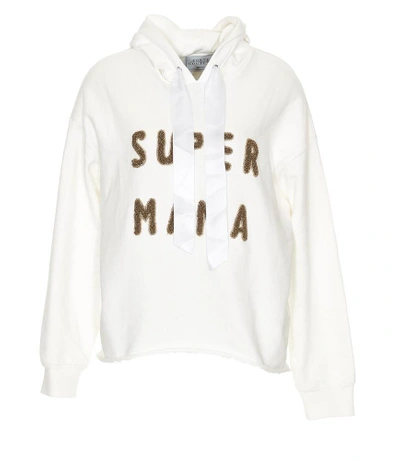 Forte Dei Marmi Couture Super Mama Hoodie In White