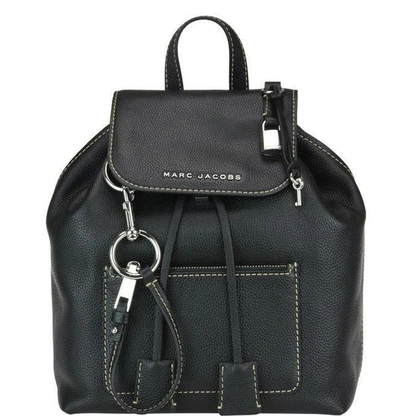 Marc Jacobs Foldover Backpack In Black