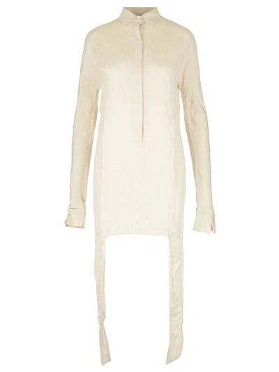Jw Anderson Shirt Dress In White