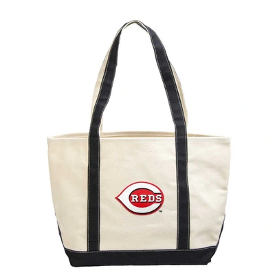 Logo Brands Cincinnati Reds Canvas Tote Bag