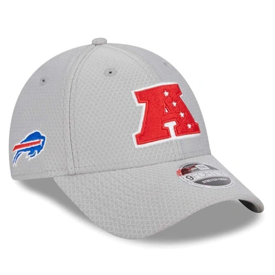 New Era Gray Buffalo Bills 2024 Pro Bowl 9forty Adjustable Hat