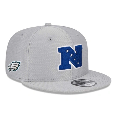 New Era Gray Philadelphia Eagles 2024 Pro Bowl 9fifty Adjustable Snapback Hat
