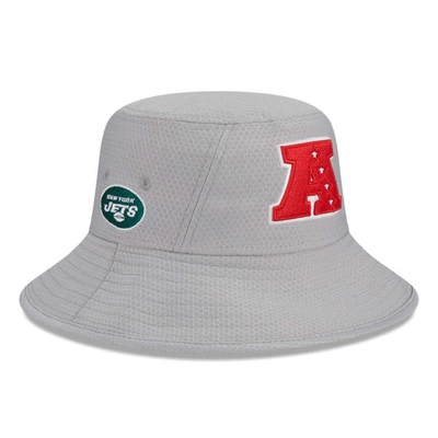 New Era Gray New York Jets 2024 Pro Bowl Bucket Hat
