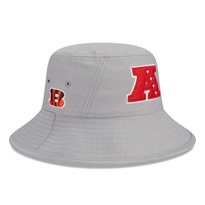 New Era Gray Cincinnati Bengals 2024 Pro Bowl Bucket Hat