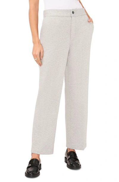 Halogen Cotton Blend Knit Pants In Silver Heather