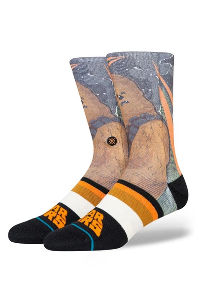 Stance Chewie By Jaz Crew Socks In Green