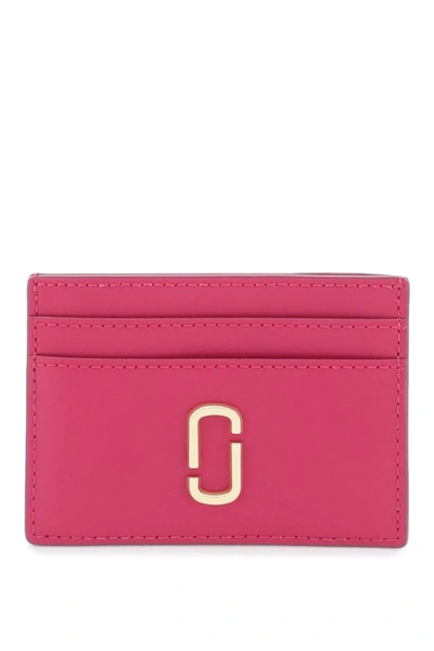 Marc Jacobs The J Marc Card Case In Fuchsia