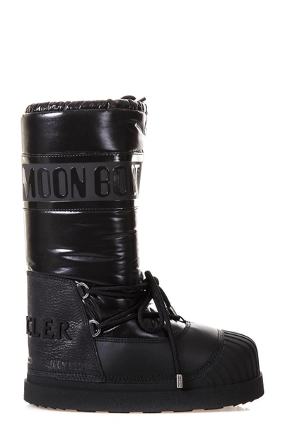 Moncler Venus Snow Boots In Black