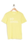 Cotopaxi Do Good Organic Cotton Blend T-shirt In Lemonade