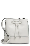 Calvin Klein Ash Bucket Bag In Dove Grey