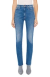 Mother Rider Skimp High Waist Straight Leg Jeans In Hue Are You