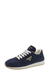 Prada Suede Sneakers In Blue