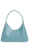 Mansur Gavriel Mini Candy Faux Leather Hobo Bag In Blue