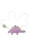 Mimi & Lula Kids' Stegosaurus Crossbody Bag In Pink