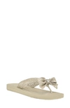 Guess Tuta Flip Flop In Taupe