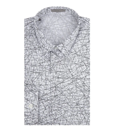 Dior Homme All Over Print Shirt In 43 Cm