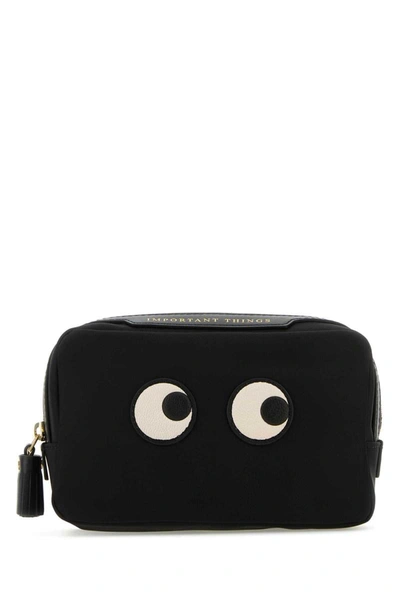 Anya Hindmarch Handbags. In Black