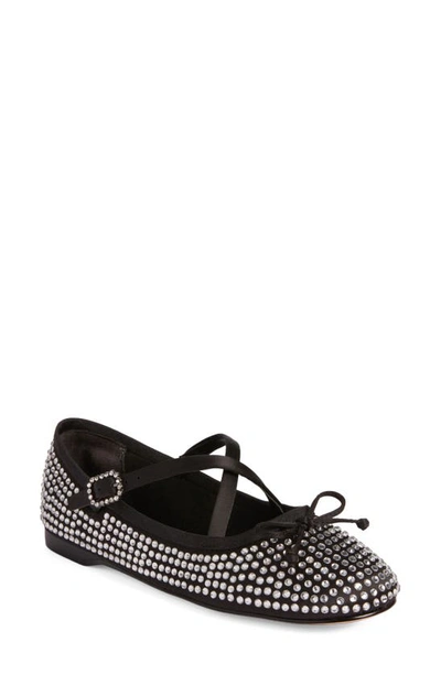 Circus Ny By Sam Edelman Zuri Embellished Ballet Flat In Black