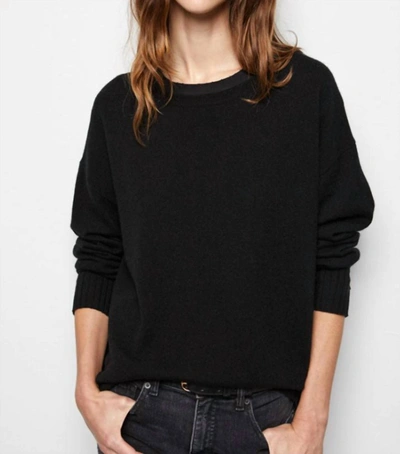 Nili Lotan Women's Boyfriend Sweater In Black