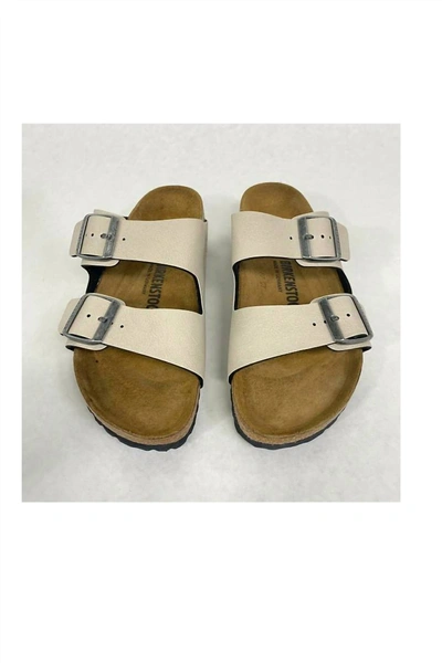 Birkenstock Arizona Leather Sandals In White