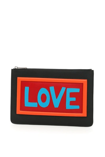 Fendi Love Clutch Bag In Multi