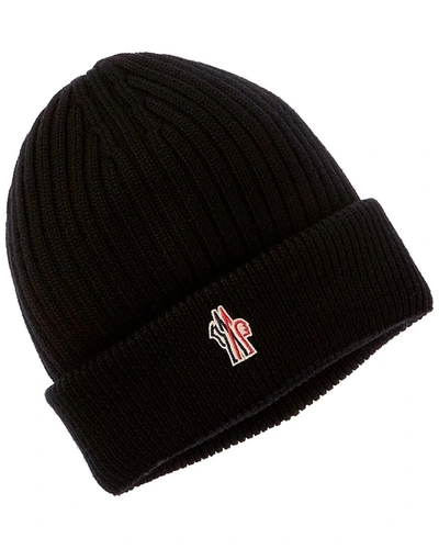 Moncler Wool Hat In Black