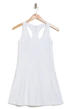 90 Degree By Reflex Airlux Courtside Utility Tennis Dress In White