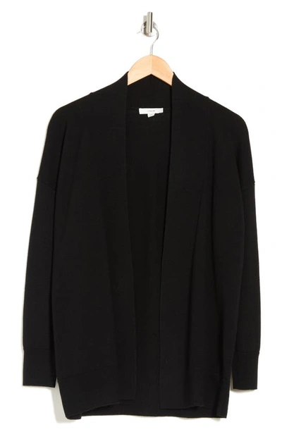 Vince <br />light Wool Drop Shoulder Cardigan<br /> In Black