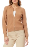 By Design Jenny Double Knit Bomber Jacket In Camel